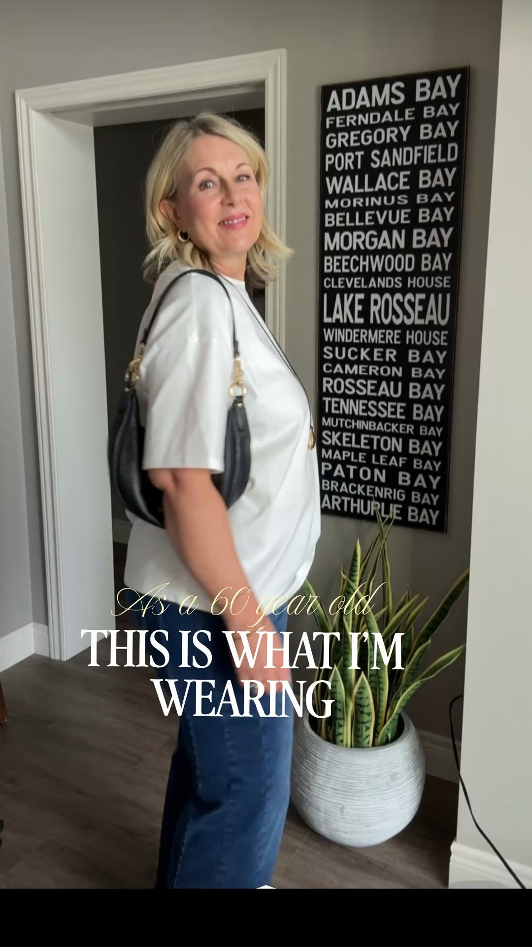 I’m obsessed with this simple casual outfit. Both a T-shirt, heels and the jeans are from Amazon and they are so good.  
I love how this simple necklace can, elevate the look. 
Looking put together, doesn’t need to be difficult

#LTKmidsize #LTKover50style