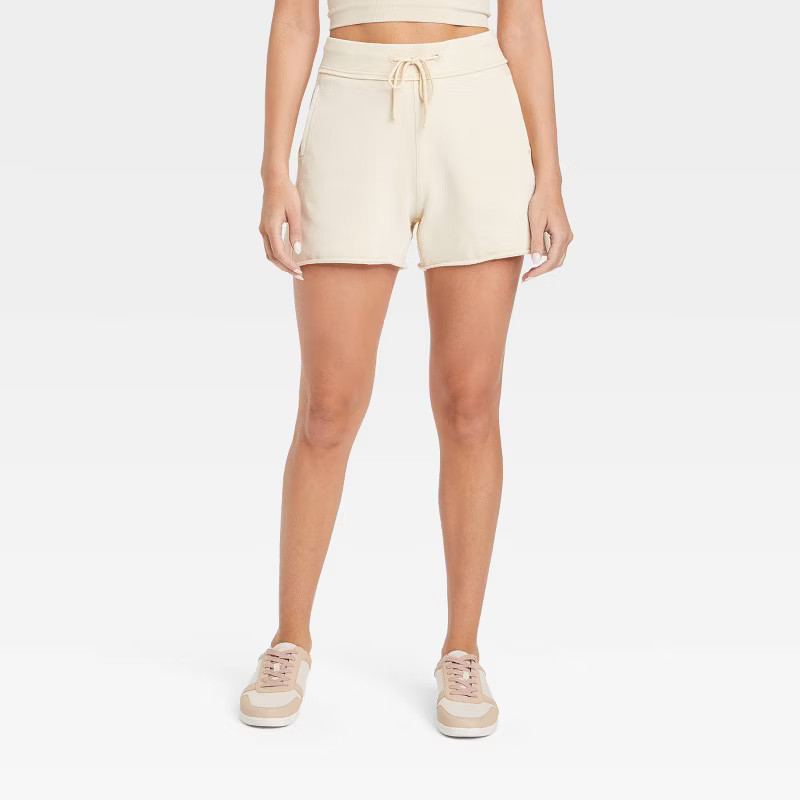 Women's Mid-Rise French Terry Shorts 3 3/4" - JoyLab™ | Target