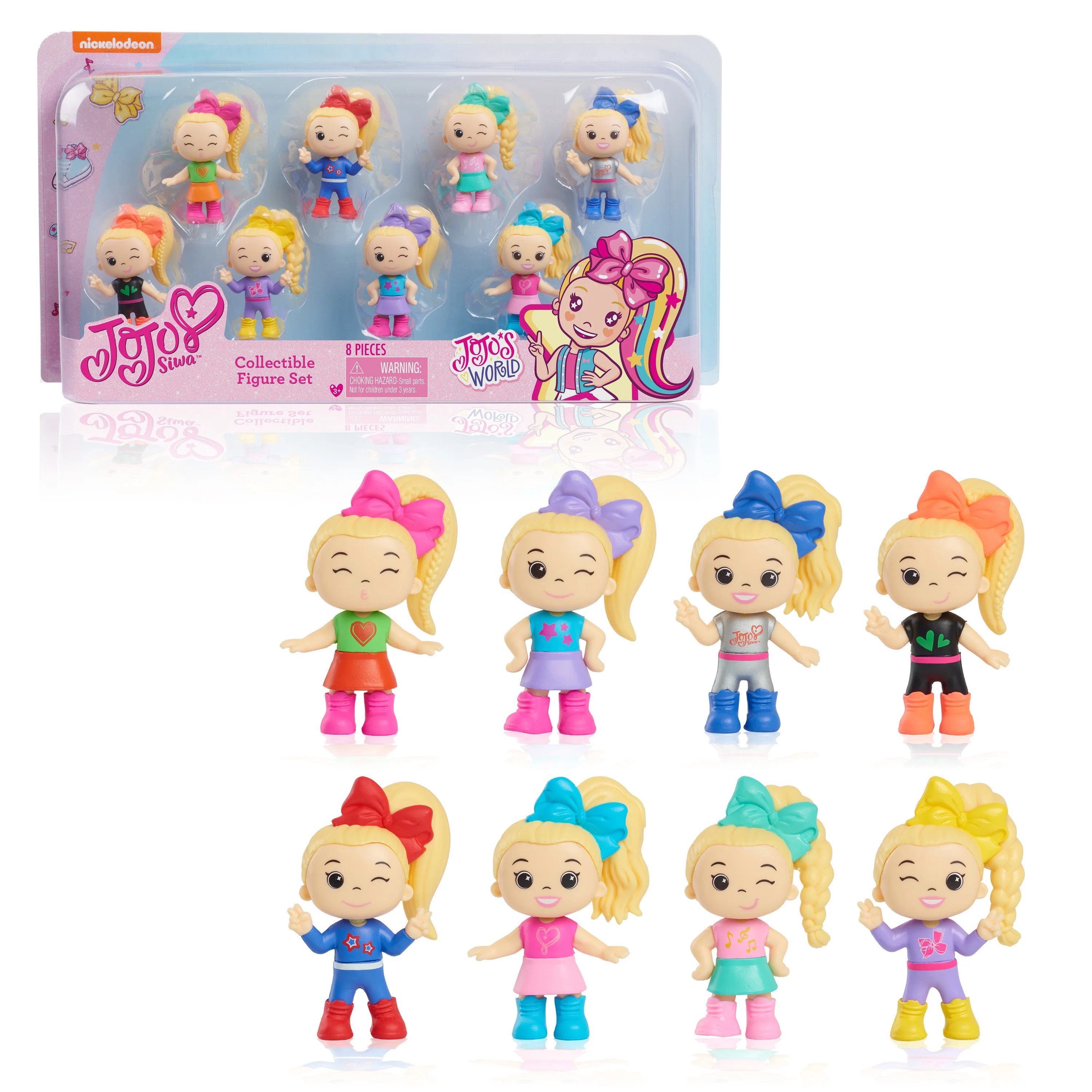 Just Play JoJo Siwa 8-Piece Collectible Figure Set, Preschool Ages 3 up | Walmart (US)