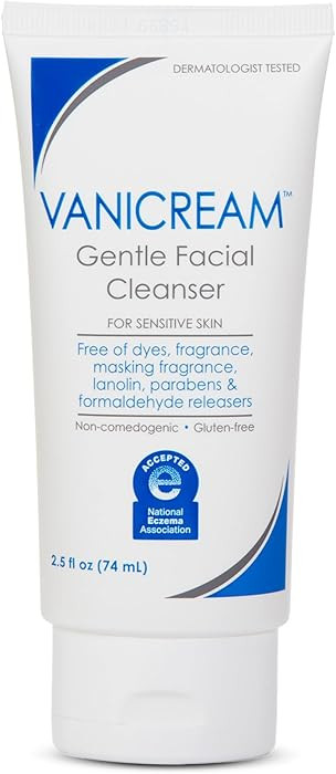 Vanicream Gentle Facial Cleaner, 2.5 Fl Oz, Formulated without Common Irritants for Sensitive Ski... | Amazon (US)