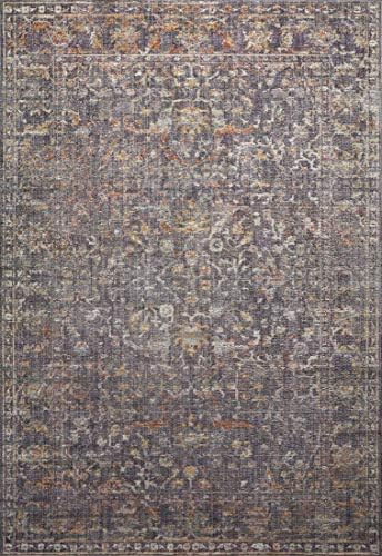 Chris Loves Julia x Loloi Rosemarie Collection Area Rug ROE-04 Graphite / Multi 6'-3" x 9' | Amazon (CA)