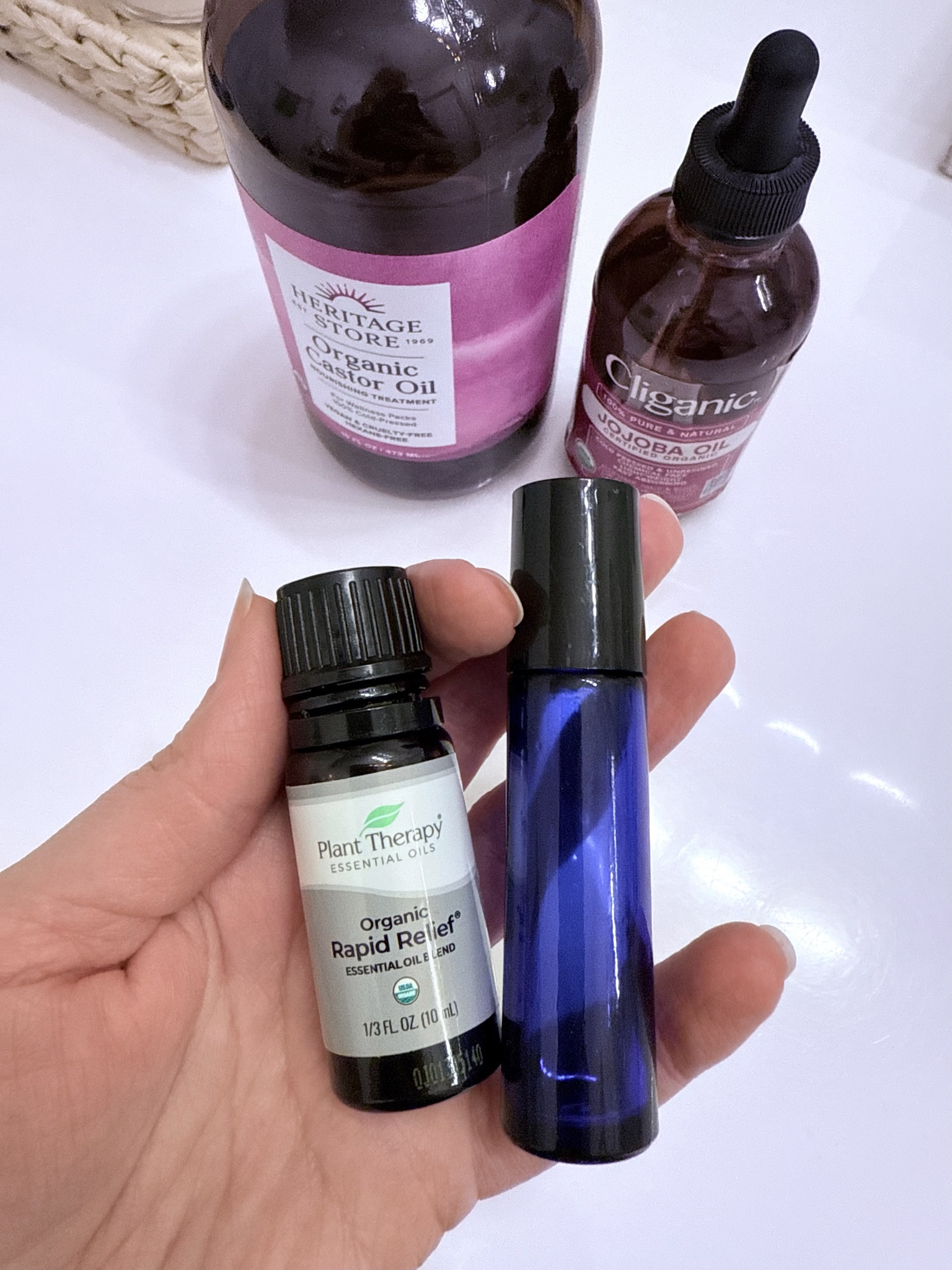 This pain relief essential oil, I found on Amazon, works great and it smells amazing. I’ve found that adding 10 drops to a 10 ml roller bottle makes it convenient for easy application. I filled the rest of the bottle with a carrier oil such as jojoba oil, castor oil, or coconut oil. 



Mom tip, mom hack, 


#LTKSeasonal #LTKmomlife #LTKselfcare