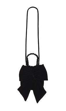 Free People Belle Bow Crossbody Bag in Black from Revolve.com | Revolve Clothing (Global)