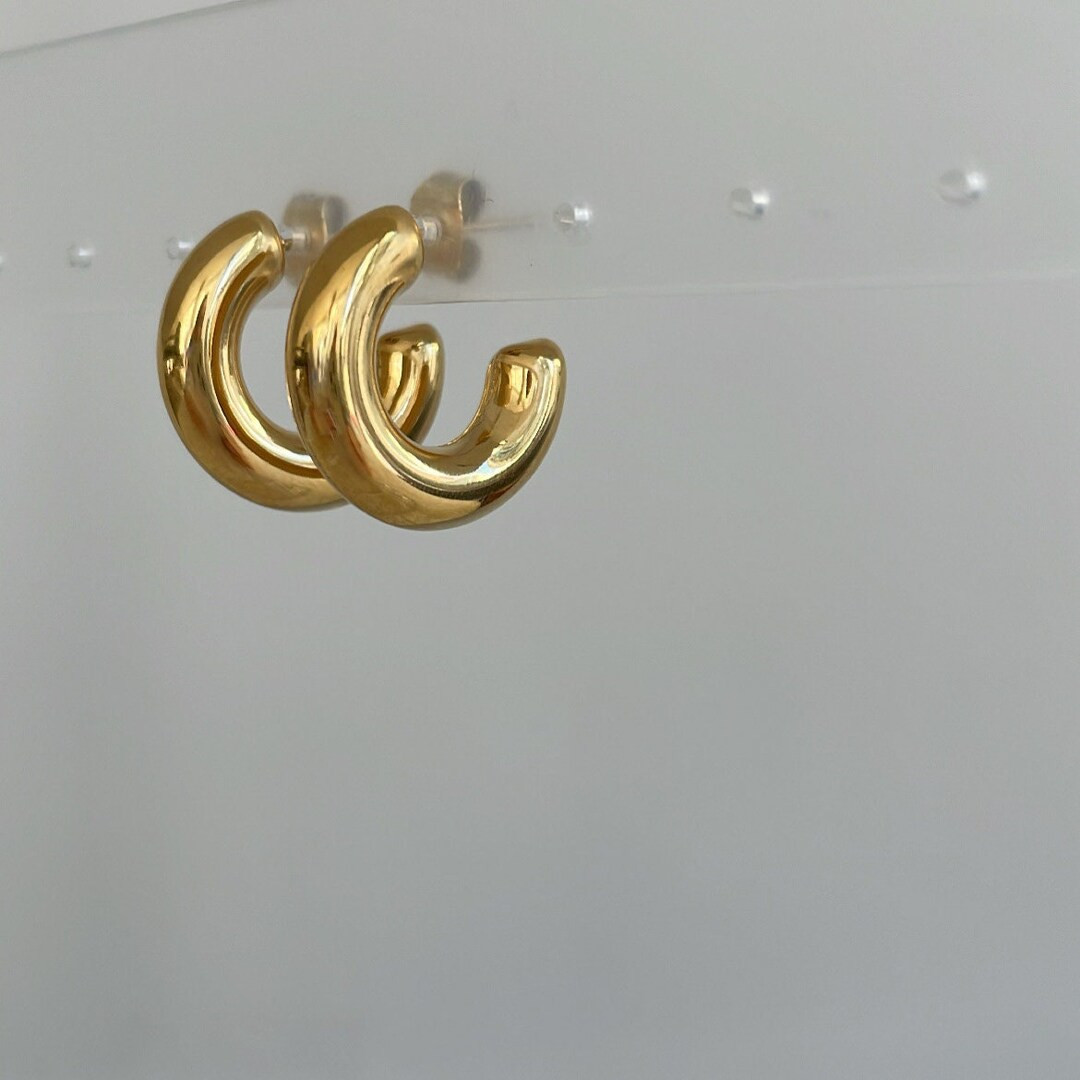 Thick Chunky Gold Hoop Earrings for Women, 20 mm Hoop, Trendy Jewelry, Gifts for Her, statement m... | Etsy (US)