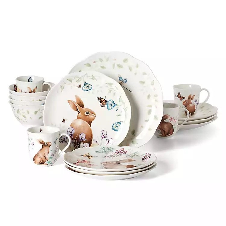 Lenox bunny dinnerware 16 piece/ Easter table/ spring table 

#LTKHome #LTKSeasonal