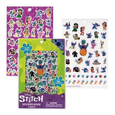 Innovative Designs Disney Lilo & Stitch Sticker Book | 4 Sheets | Over 300 Stickers | Target