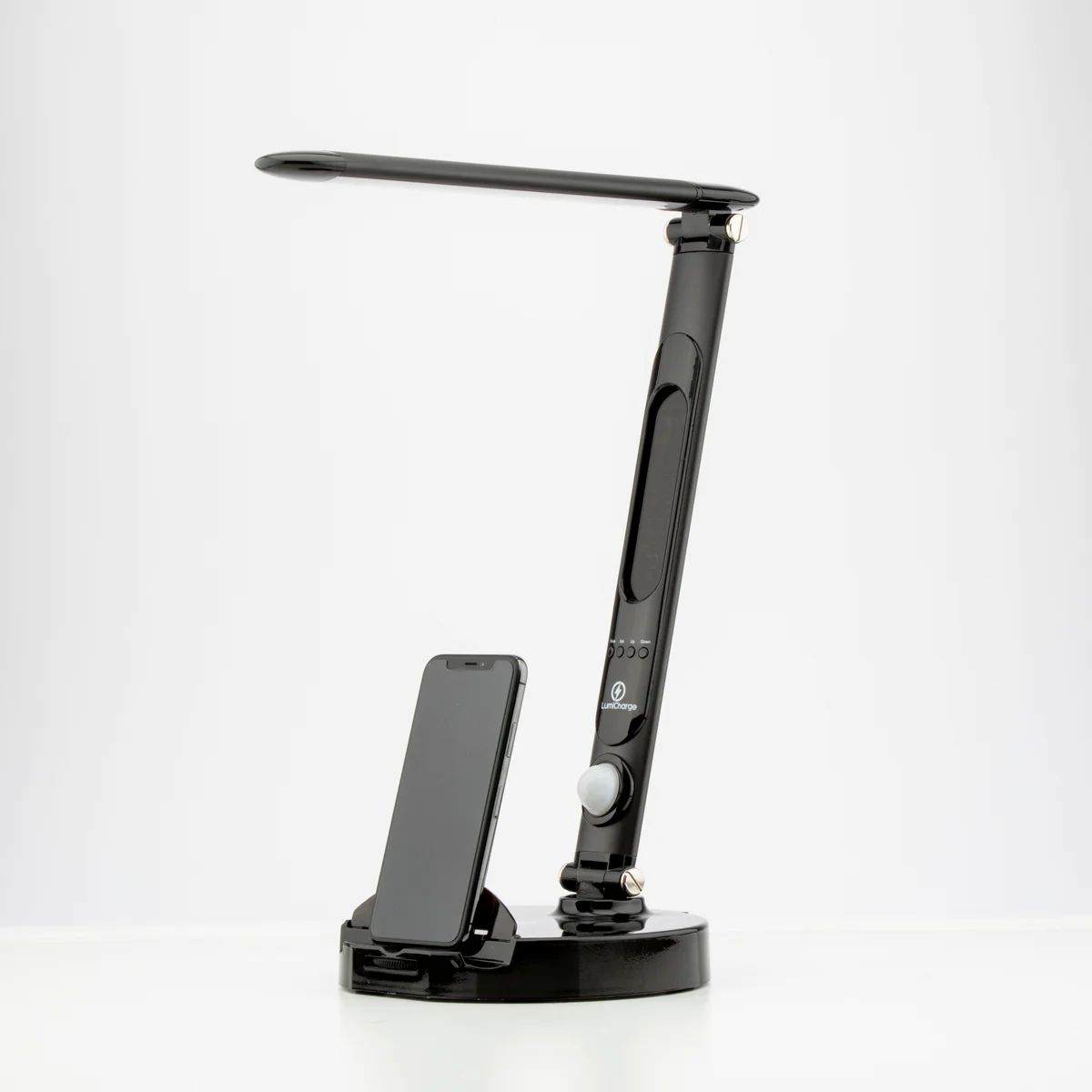 LumiCharge II - Premium Desk Lamp with Wireless & Universal Phone Charger | LumiCharge