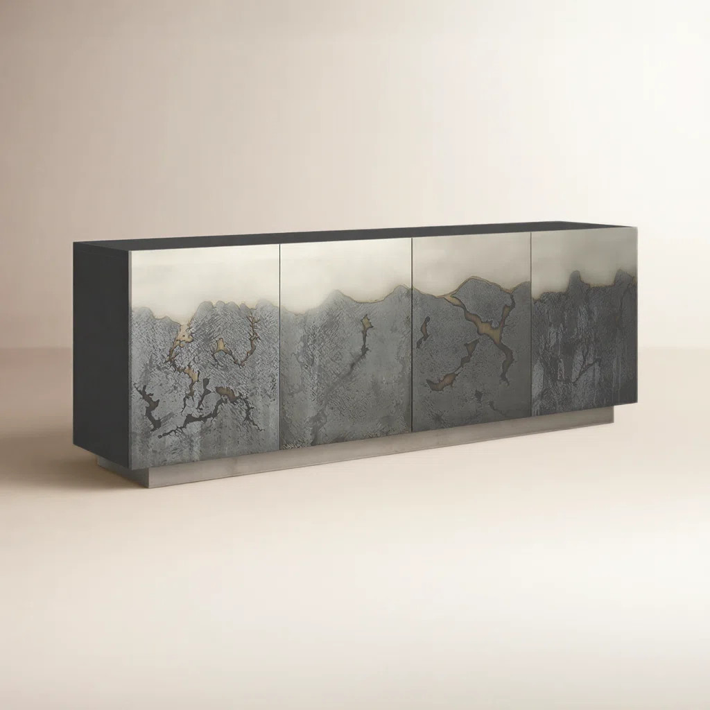Malibu 18" Wide 8 Drawer Iron Sideboard | Wayfair North America