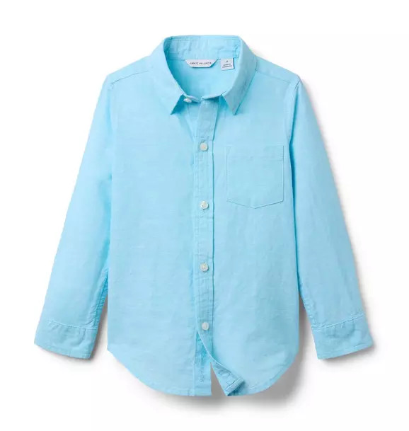 The Linen-Cotton Shirt | Janie and Jack