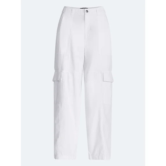 Scoop Women's and Women's Plus Cargo Barrel Pant, Sizes 0-26W | Walmart (US)