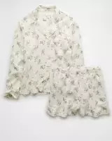 AE Cotton Gauze Pajama Set | American Eagle Outfitters (US & CA)
