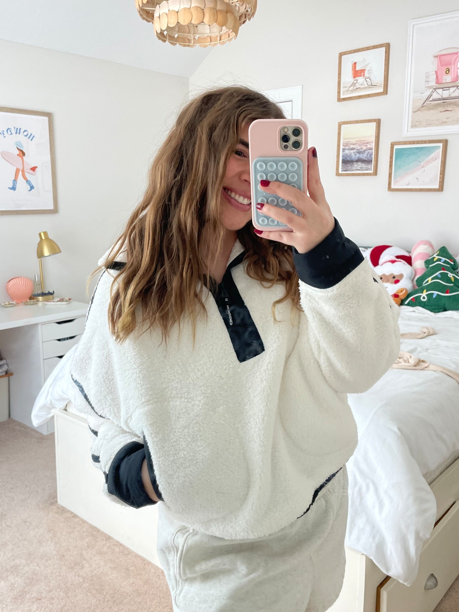 Staying warm in this free people movement quarter zip up! You can’t go wrong w a neutral color like this!🤍 you do your normal size or size up for extra cozy room! 

I’m wearing size small! 

#LTKootd #LTKActive #LTKHoliday