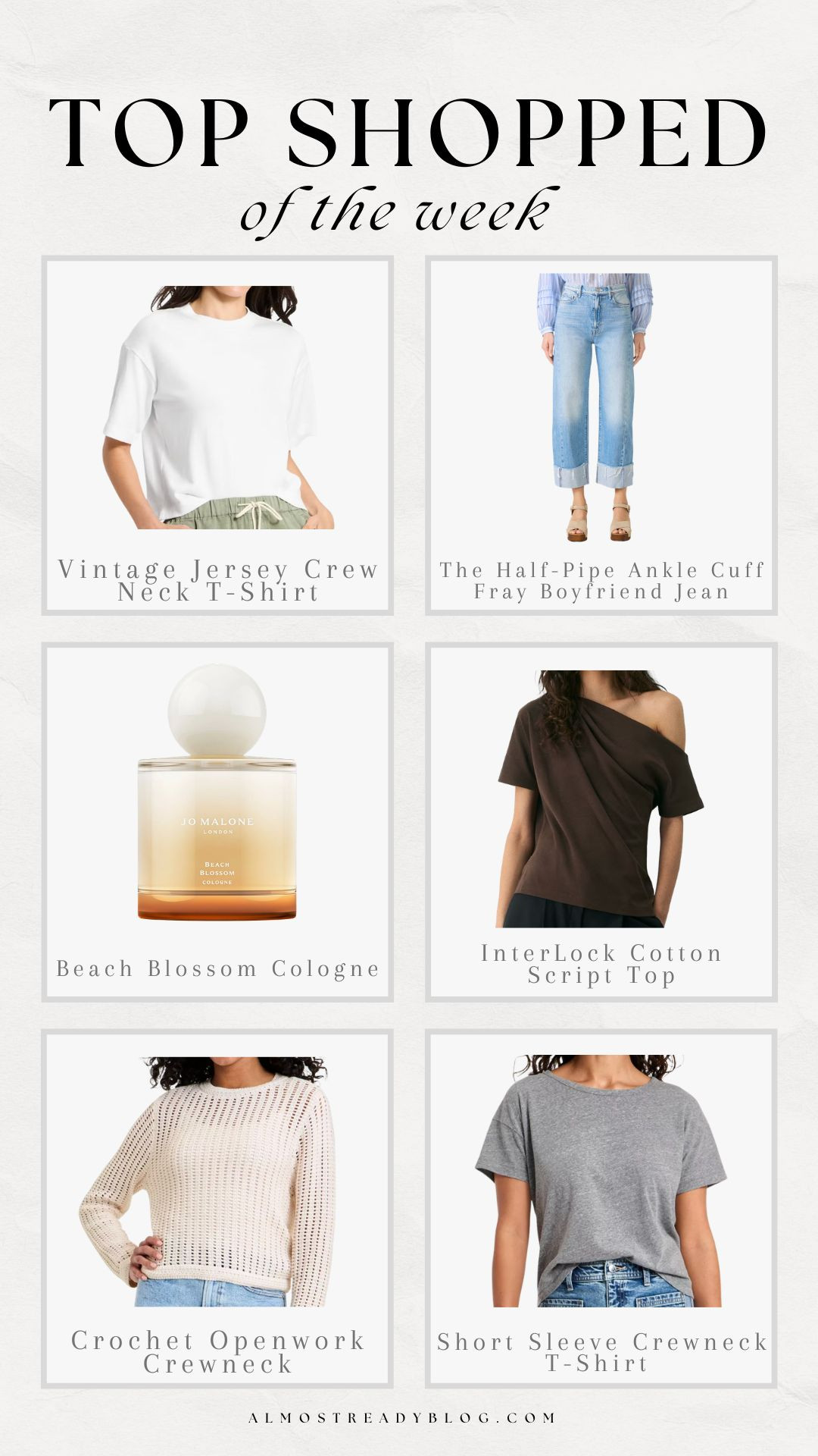 Top Shopped of the Week!!

top sellers, watchnow, new arrivals, target, sale alert, beauty, nordstrom, amanda west 

 #LTKSeasonal #LTKSaleAlert #LTKPetite