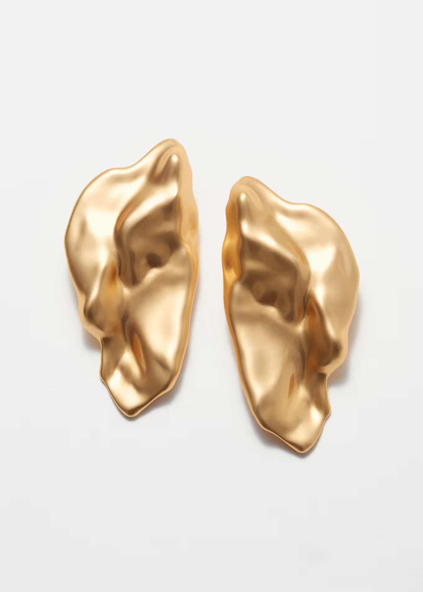 Oversized Irregular-Disc Earrings - Gold - & Other Stories - & Other Stories GB | & Other Stories UK