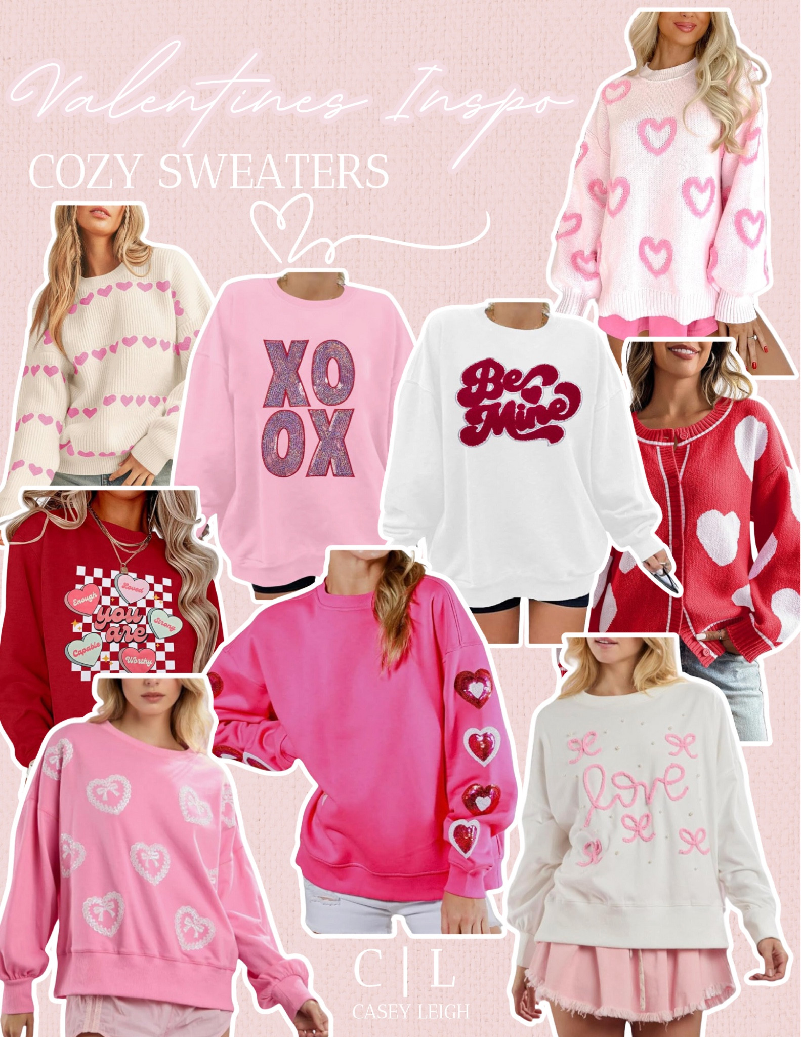 Cozy up, lovebugs! These Valentine’s-inspired sweaters are serving all the heart-filled feels. Perfect for date nights, Galentine’s brunch, or just staying snuggly at home. Which one has your heart? ❤️

#LTKStyleTip #LTKSeasonal