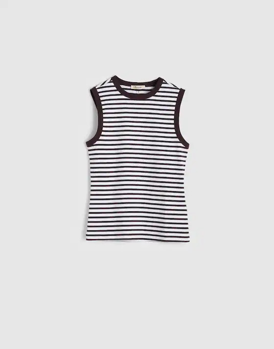 The '90s Shell Tank in Compact Cotton | Madewell