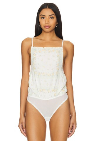 Free People x REVOLVE Pretty Little Bodysuit in Antique Combo from Revolve.com | Revolve Clothing (Global)