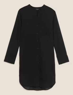 Pure Cotton Longline Beach Cover Up Shirt | Marks & Spencer (UK)