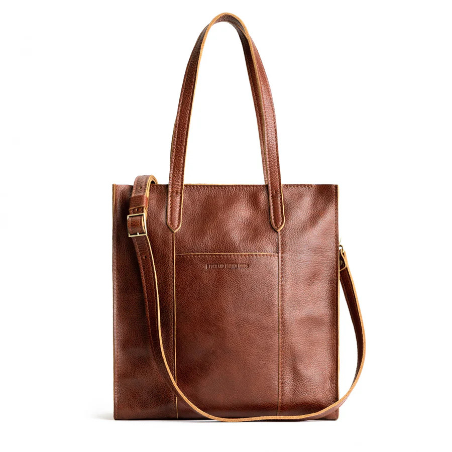 Large Lola Zipper Crossbody Tote | Portland Leather Goods (US)
