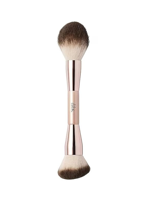 DIBS Beauty Duo Brush Face - Double-Ended Face Brush for Setting Powder, Highlighting | Amazon (US)