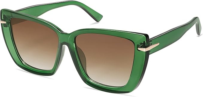 SOJOS Oversized Cat Eye Sunglasses Womens Retro Vintage 70s Trendy Stylish Shades SJ2231 | Amazon (US)