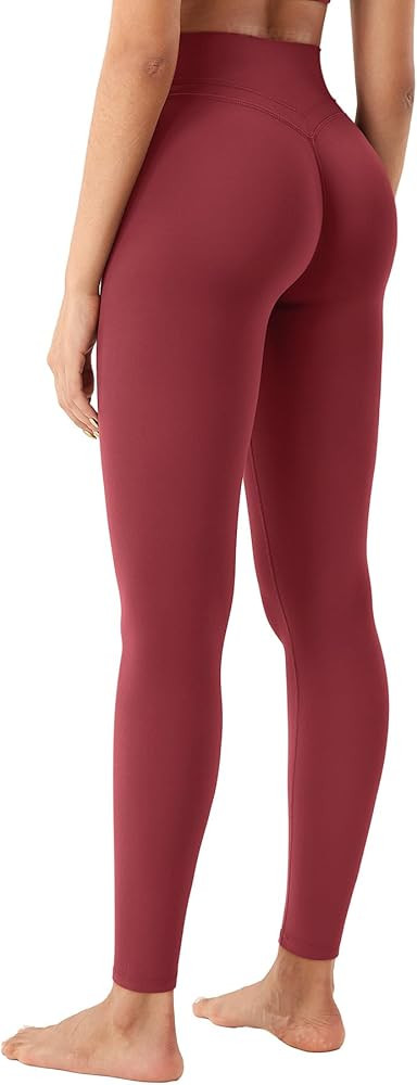 YEOREO Women's Workout Gym Leggings Julissa Hidden Scrunch Butt Sculpting Compression Mid Rise V ... | Amazon (US)