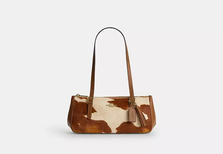 Asher Shoulder Bag In Haircalf With Cow Print | Coach (US)