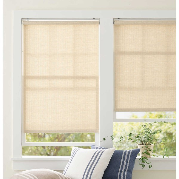 Ridge Cordless Roller Natural Shade | Annie Selke
