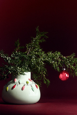 String Light Mint Ceramic Vase | Anthropologie (US)