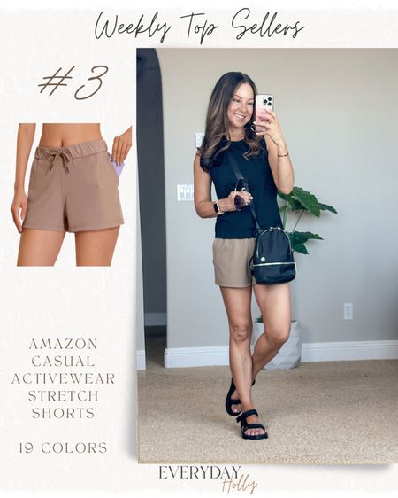 Say 10% on these super cute new shorts from Amazon!  Click the coupon! 
Activewear outfit.  Shorts xs, tank xs, sports bra xs, Teva's TTS, Apple watchbands come in a pack of 3, Lululemon mini backpack coverts to a crossbody.  Summer outfit | hiking outfit | comfy summer style | Athleisure outfit



#LTKfit #LTKunder50 #LTKsalealert