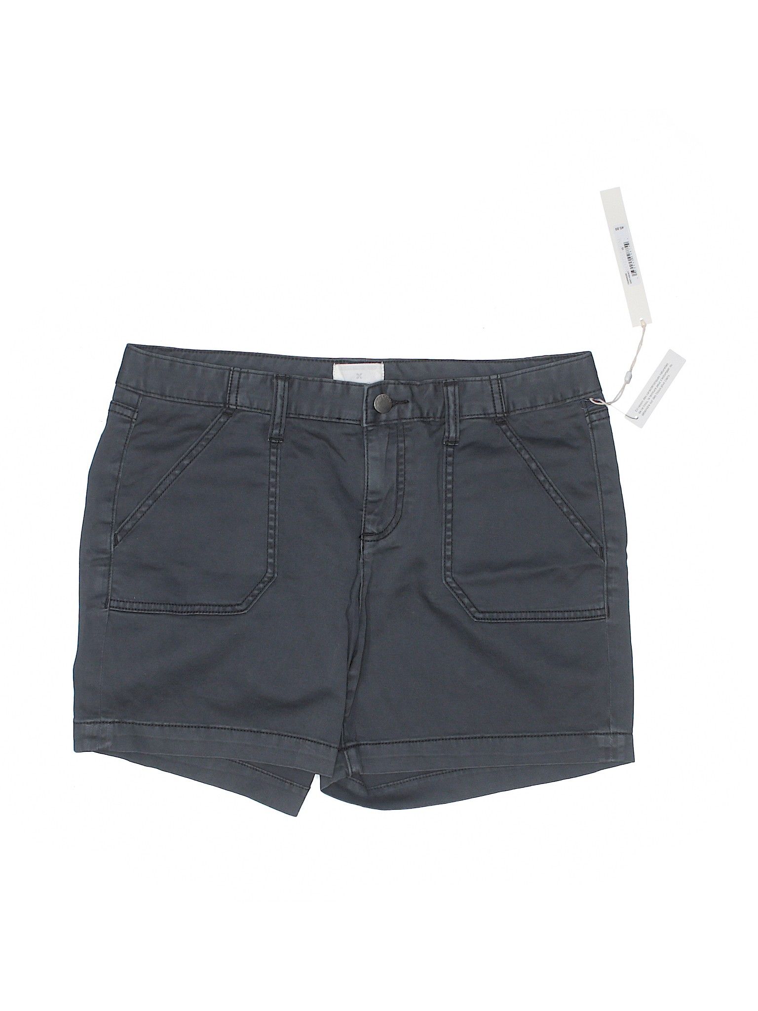Caslon Khaki Shorts Size 10: Gray Women's Bottoms - 38140168 | thredUP