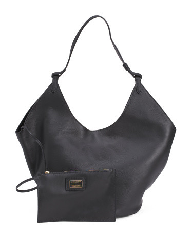 Leather Oval Bottom Hobo for Women | Marshalls