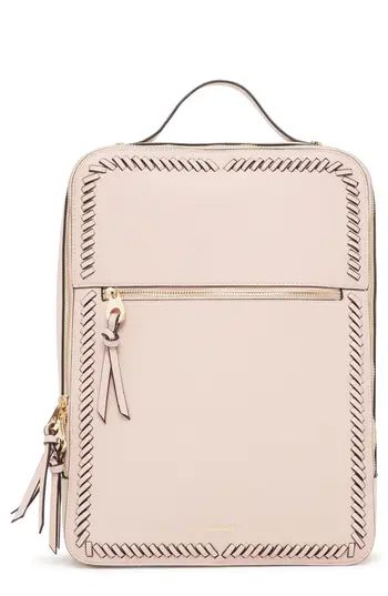 Calpak Kaya Faux Leather 15-Inch Laptop Backpack - Pink | Nordstrom