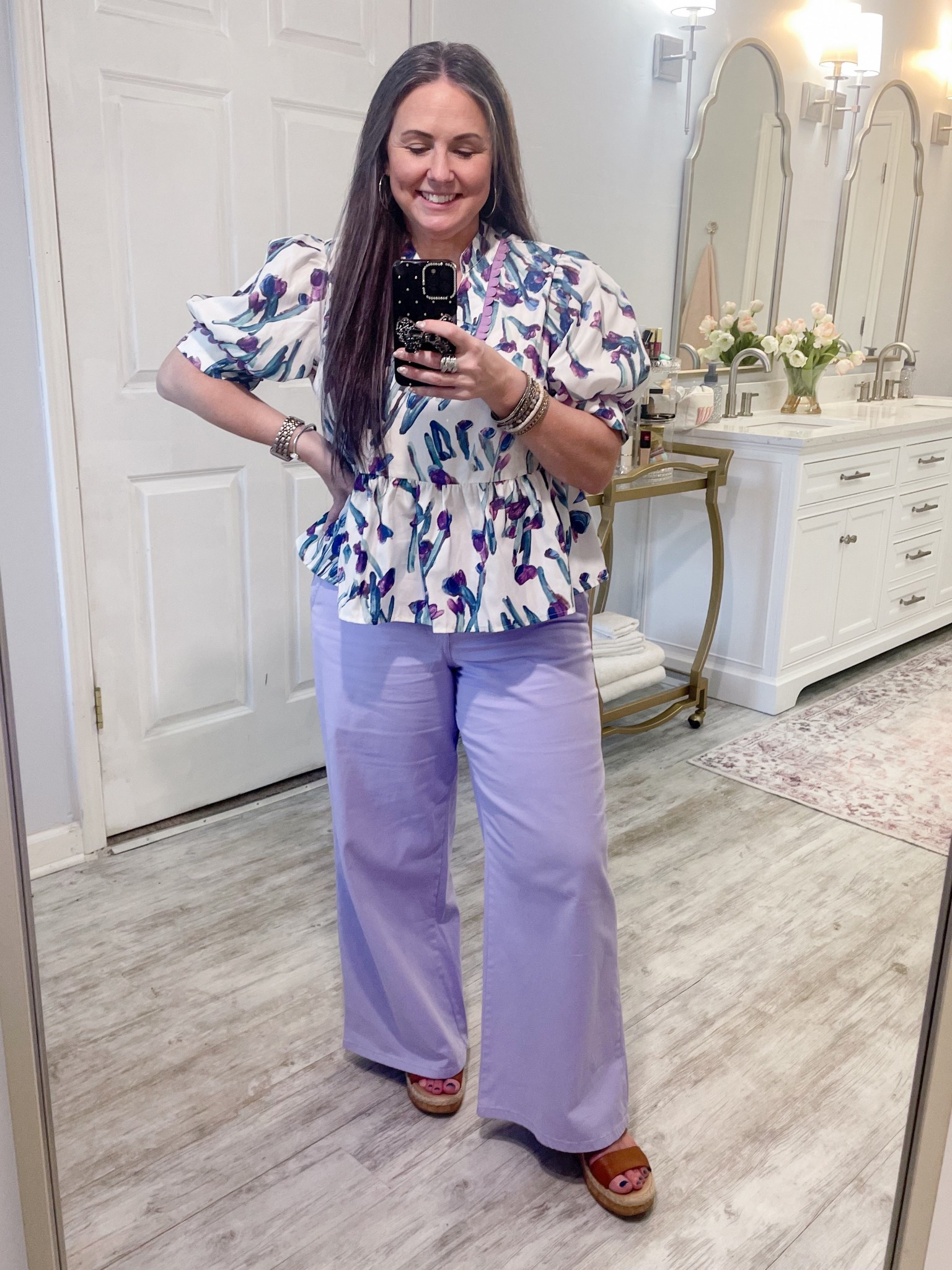 The CUTEST lavender pants that come in misses, petite, and tall lengths!💜

#LTKOver40 #LTKPetite #LTKSaleAlert