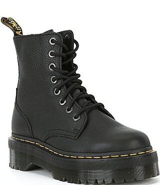 Dr. Martens Women's Jadon III Pisa Leather Platform Boots -  9 | Dillard's