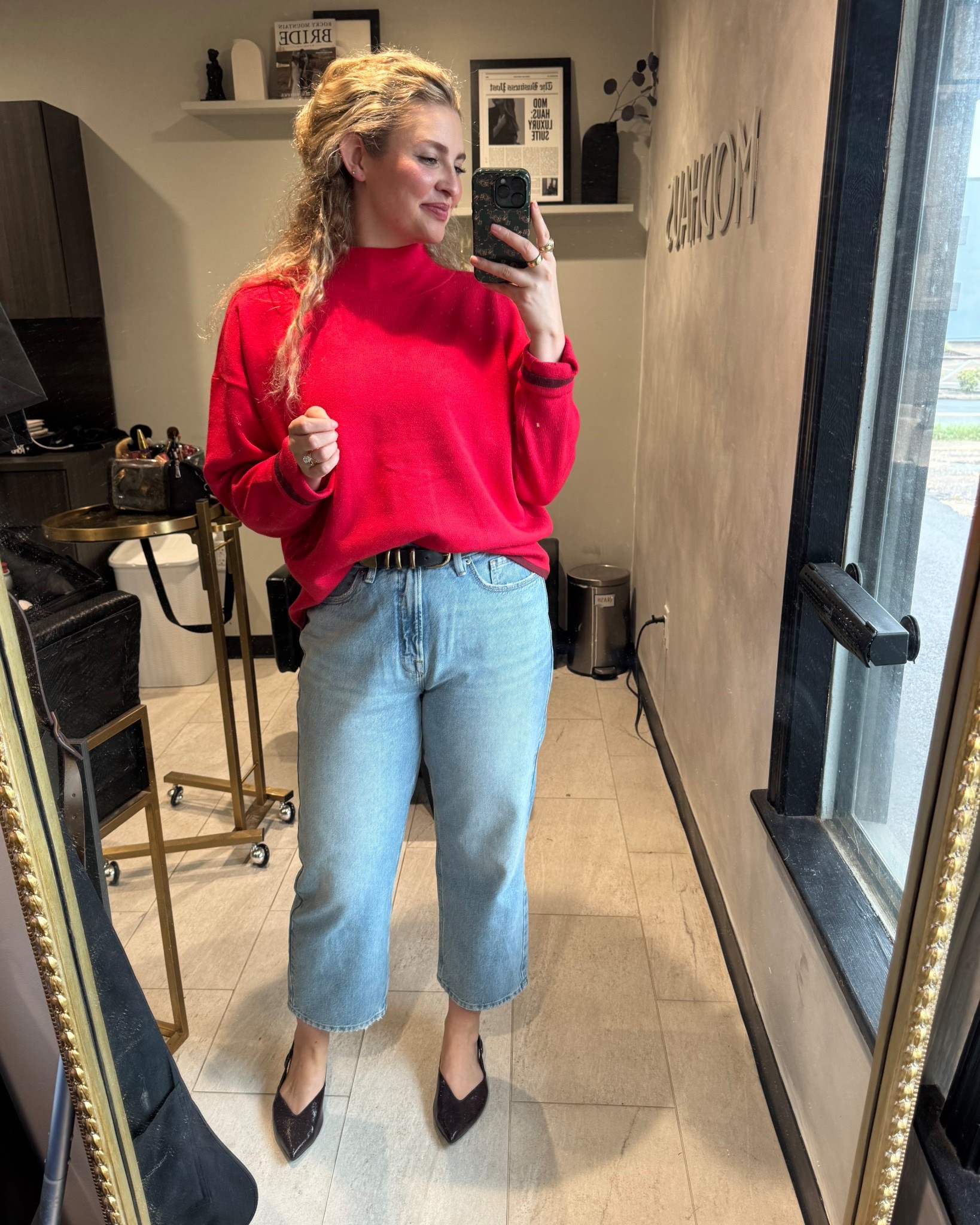 Hubs said I looked like 90’s Christmas and I’ll take it🎄

#LTKSeasonal #LTKMidsize #LTKHoliday