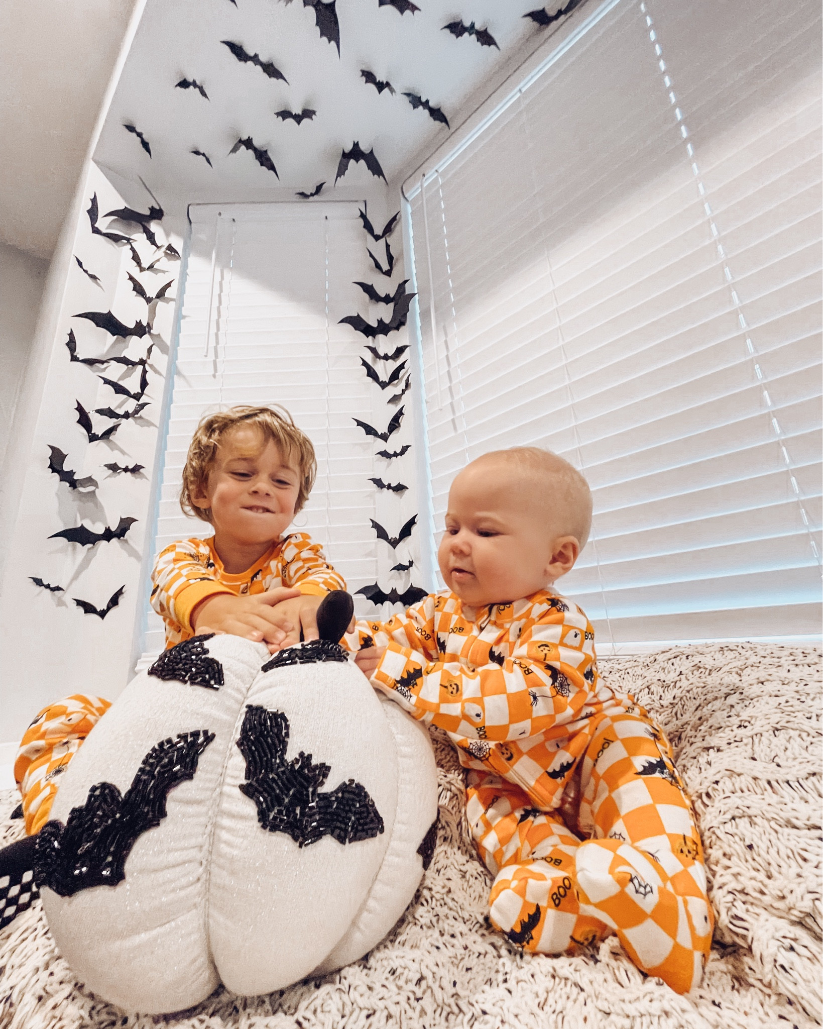 Matching pajamas with bubba and sissy. They have matching for the whole family, I just haven’t washed mine yet. We’re clearly very excited for fall and all of the things. Can’t wait for more decorations. 


#LTKSeasonal #LTKKids #LTKFamily