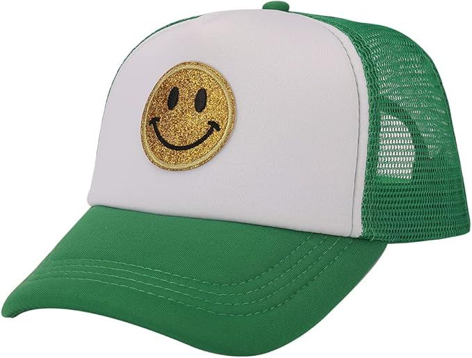 N++A Fashion Smile Face Baseball Cap Adjustable Mesh Rear Cap Summer Foam Mesh Cap Men's Women's ... | Amazon (US)