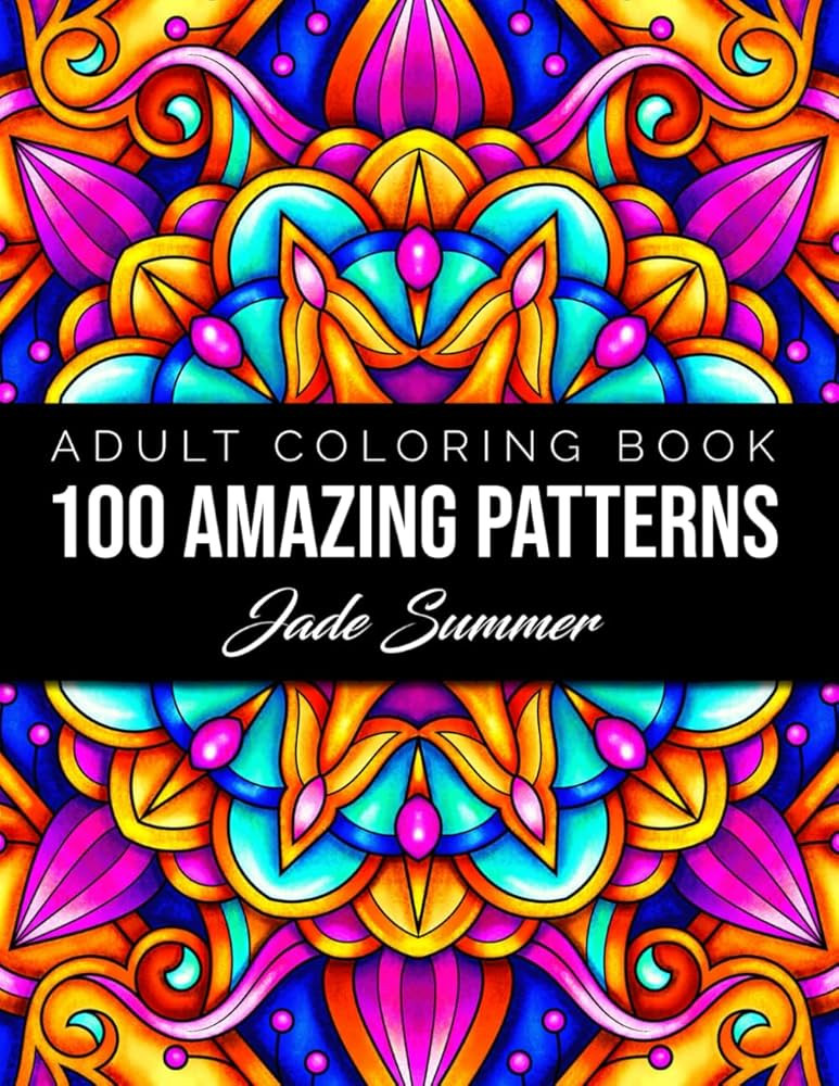 100 Amazing Patterns: An Adult Coloring Book with Fun, Easy, and Relaxing Coloring Pages | Amazon (US)