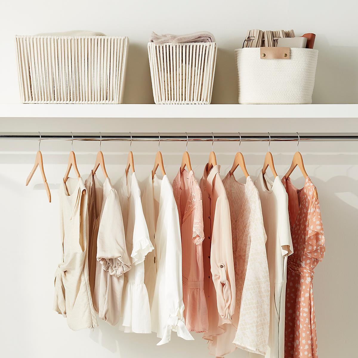 Luna Cotton String Open Bins | The Container Store