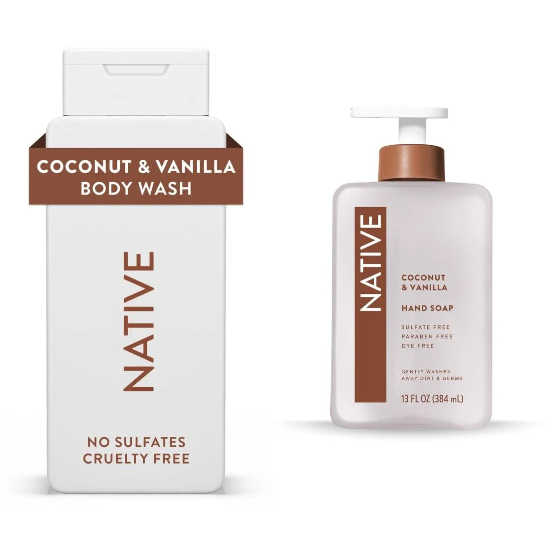 Native Body Wash and Hand Soap Coconut & Vanilla | Walmart (US)
