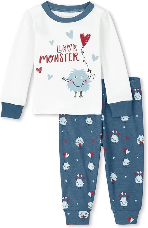 The Children's Place Unisex Baby and Toddler Long Sleeve Snug Fit Cotton 2 Piece Pajamas | Amazon (US)