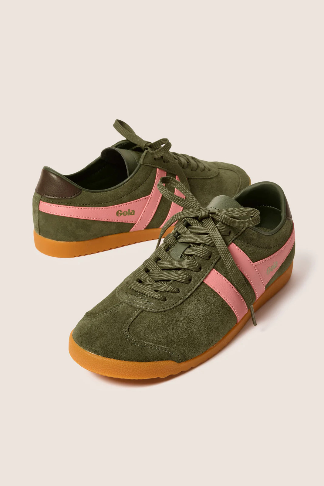 GOLA Women's Bullet Suede Sneakers, Size 9.5, Green | Evereve