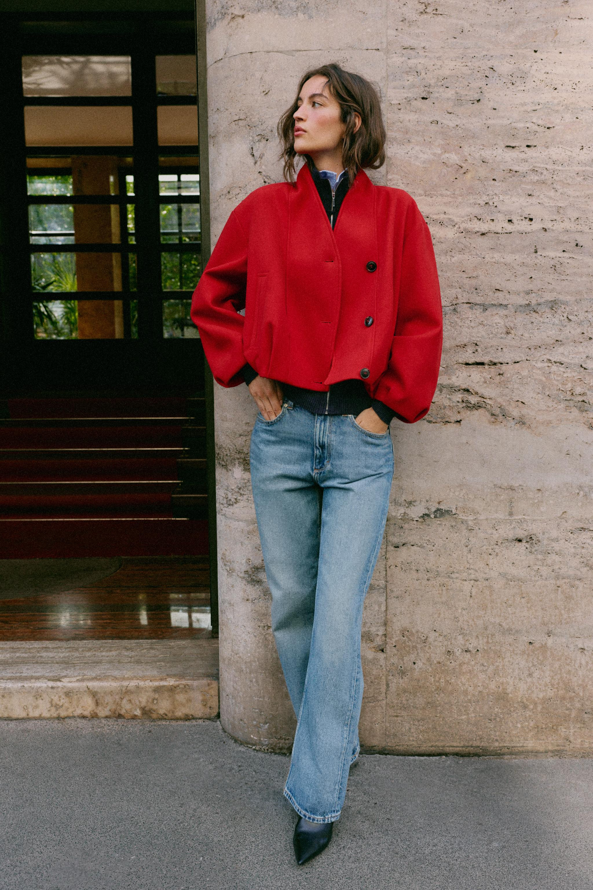 SOFT DOUBLE-BREASTED JACKET | Zara US