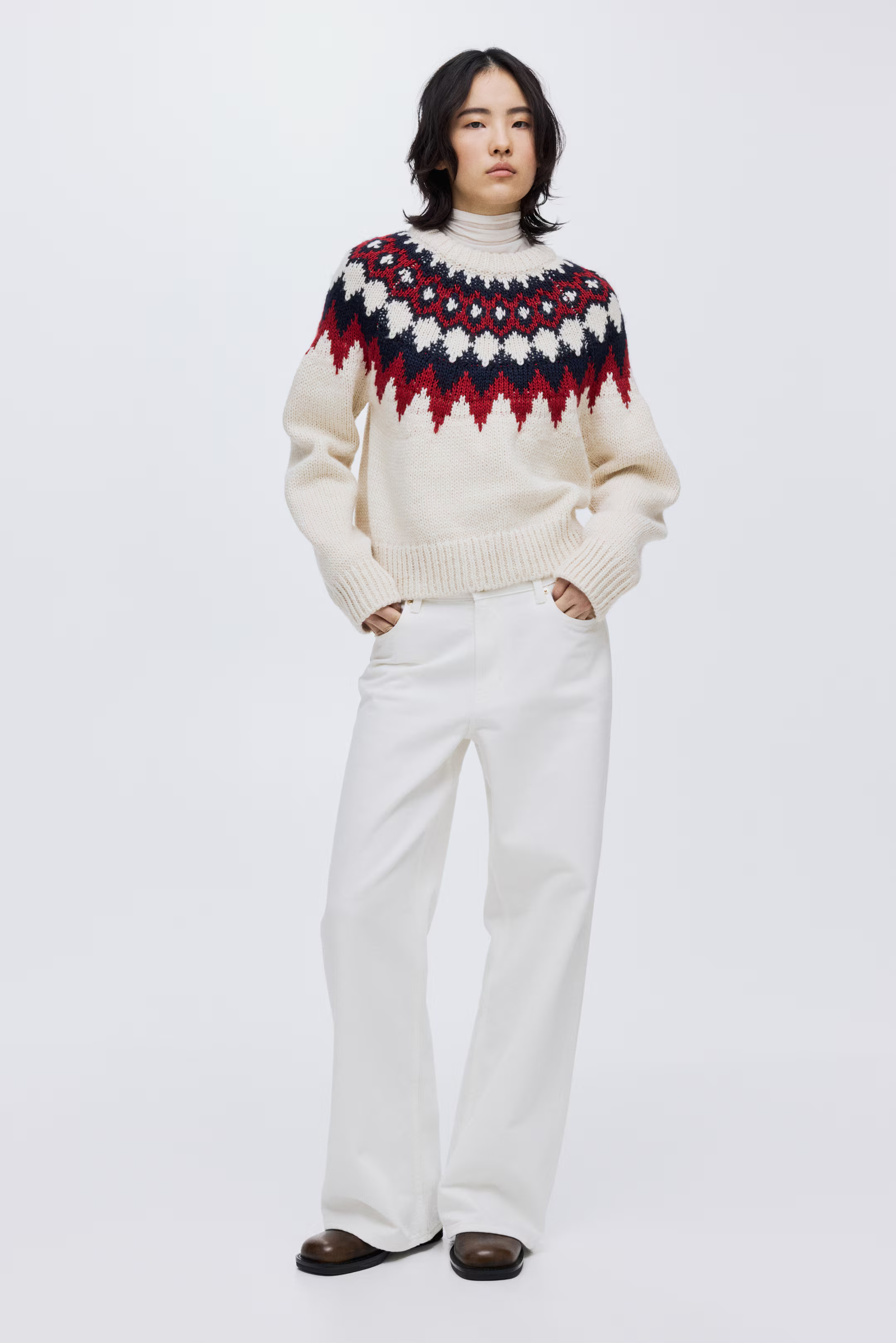Jacquard-knit jumper | H&M (UK, MY, IN, SG, PH, TW, HK)