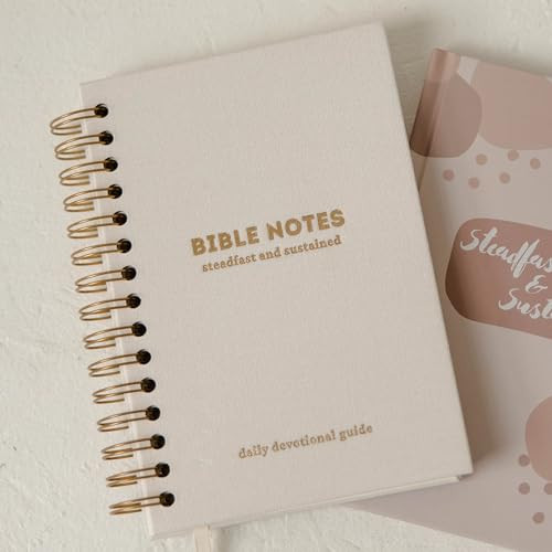 Bible Notes Journal - SLIGHTLY IMPERFECT - Guided Devotional and Prayer Notebook for Women - SOAP Scripture, Takeaways, Notes - Christian Bible Study Tool and Gift Idea (White Linen - Spiral Bound) | Amazon (US)