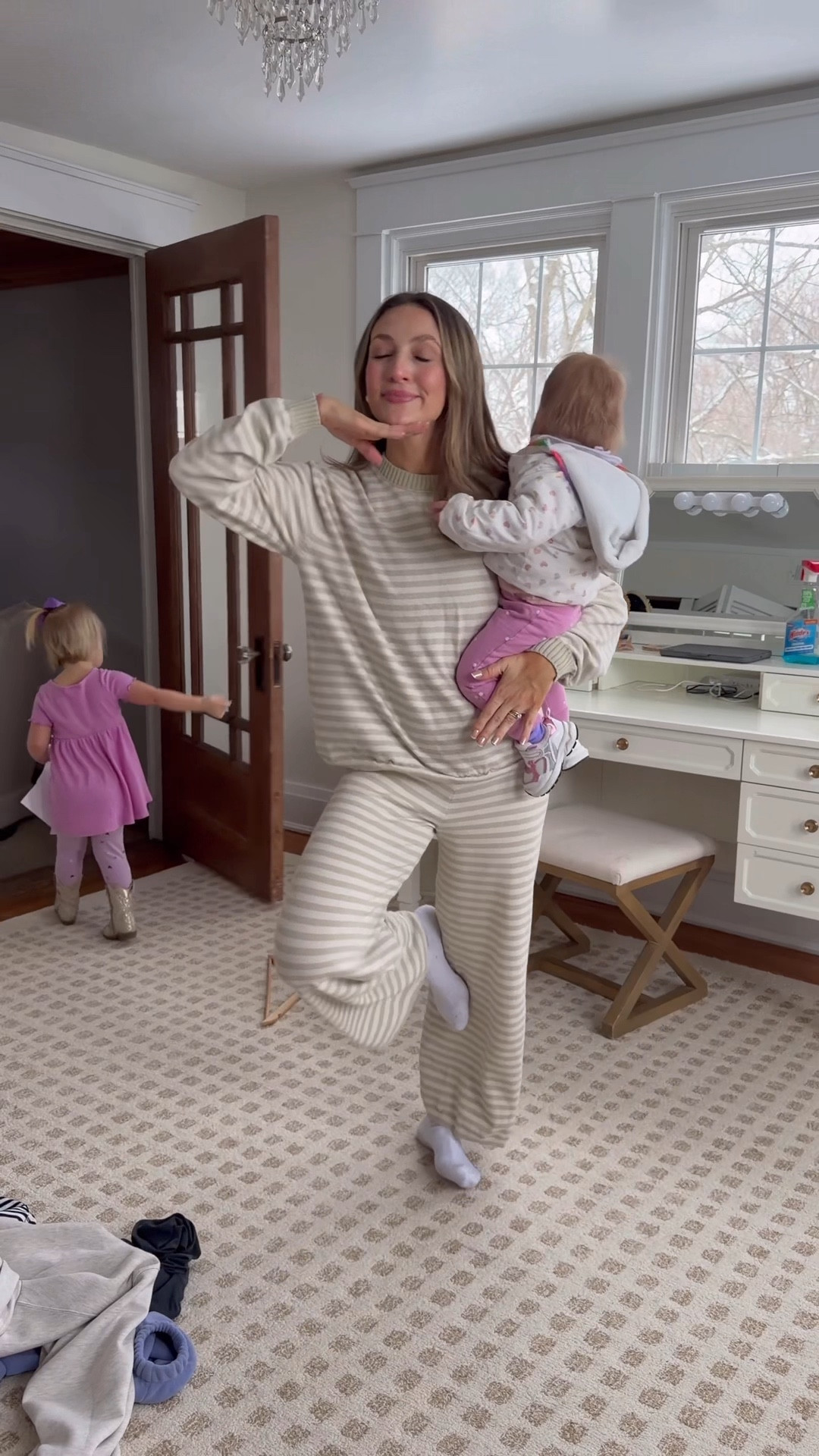 Solo parenting 3 toddlers 

#LTKmorningroutine #LTKdayinmylife #LTKmomlife