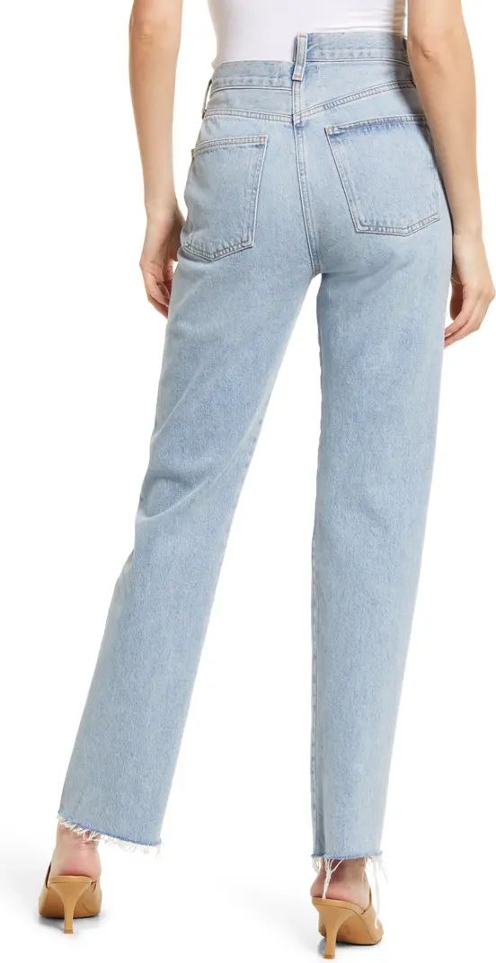 AGOLDE Crisscross High Waist Organic Cotton Jeans | Nordstrom | Nordstrom