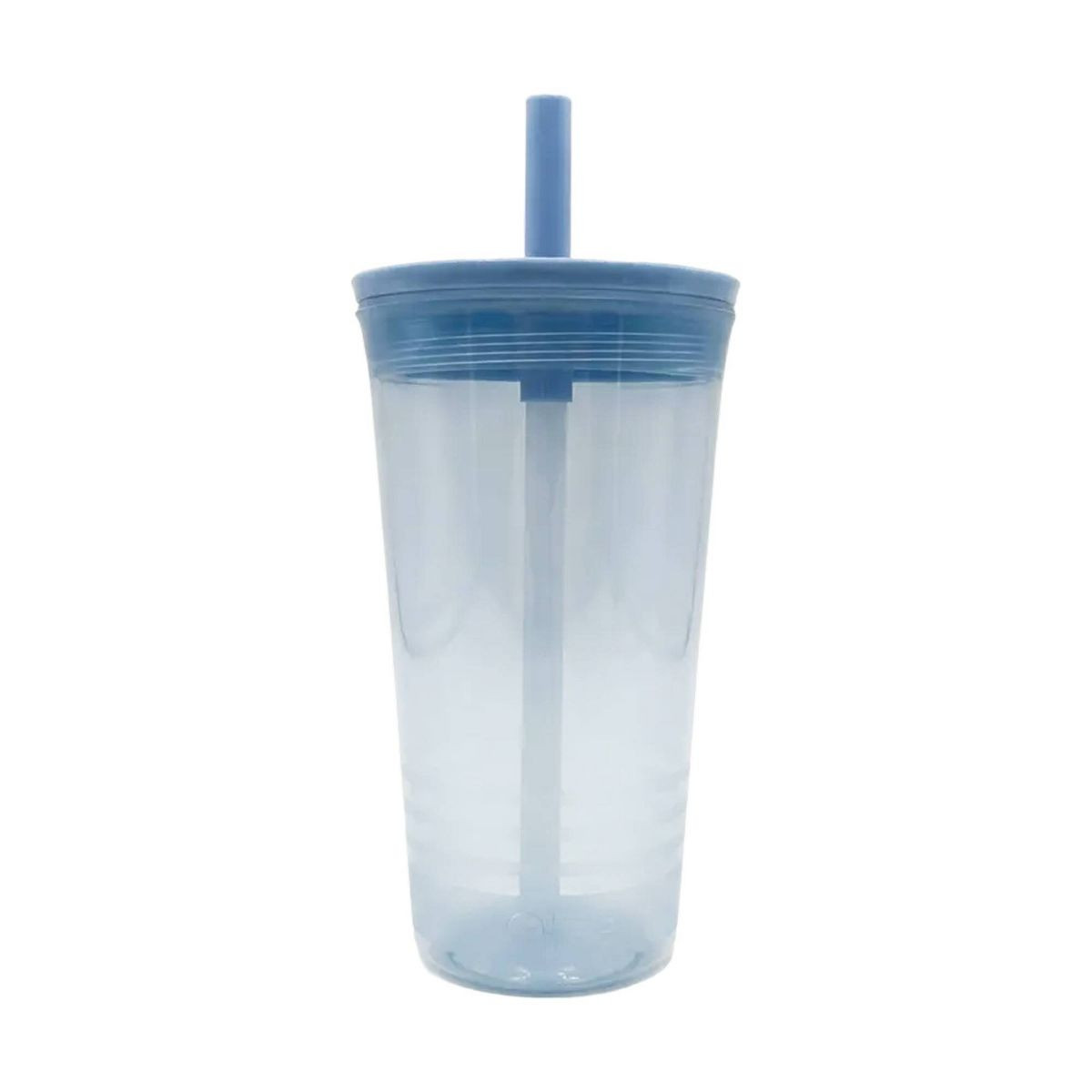 Olee Silicone Baby Bottle Sippy Cup Tumbler with Straw - Slate Blue - 9 fl oz: Nipple Level 4, BP... | Target
