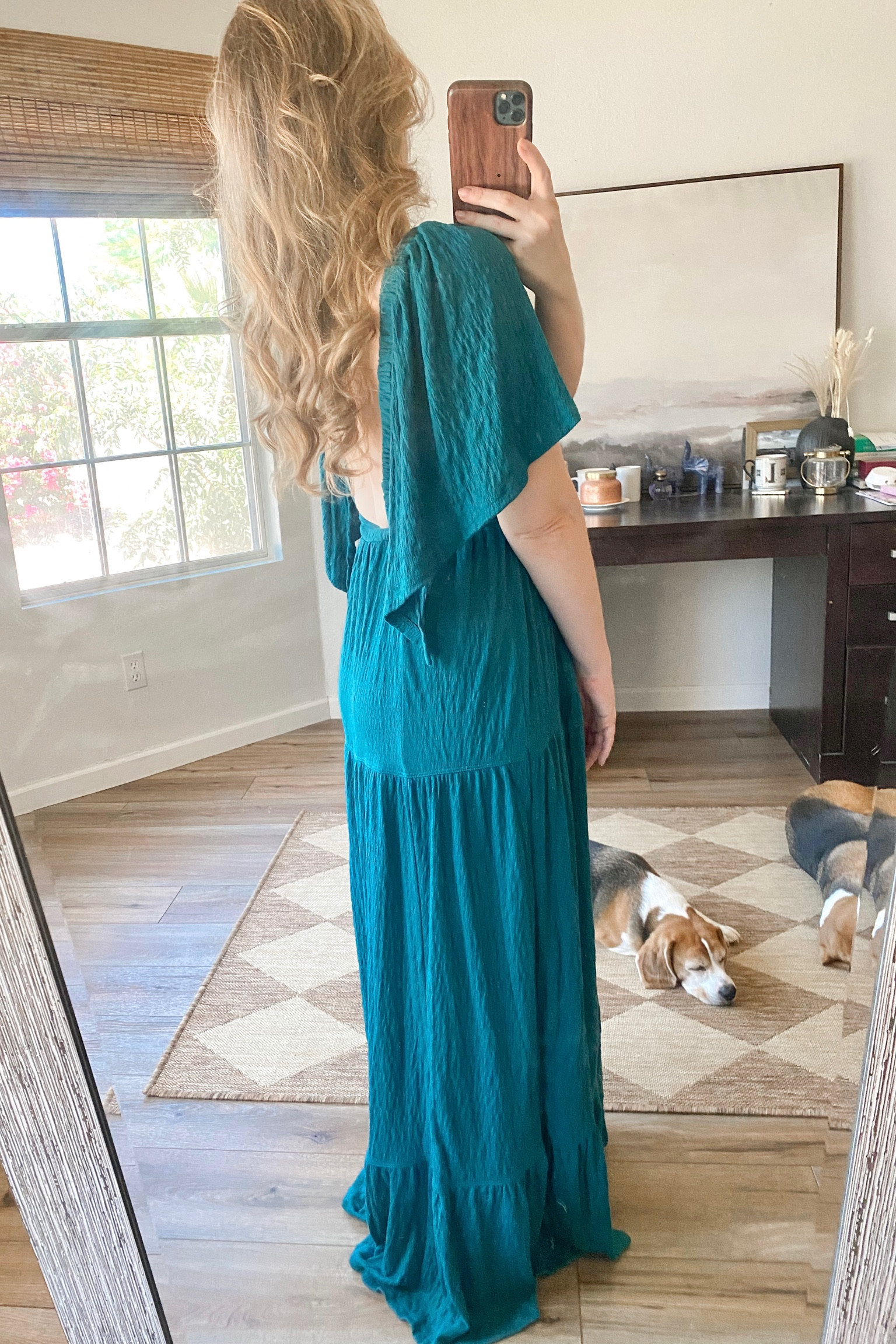 chinese dress ladies Seafoam Maxi Dress - Ivory Ivory / L